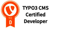 Zertifikat "TYPO3 CMS Certified Programmer" 