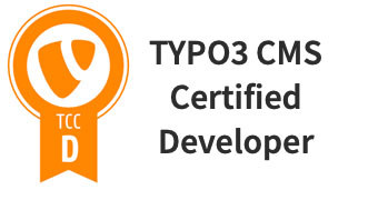 Zertifikat "TYPO3 CMS Certified Programmer" 